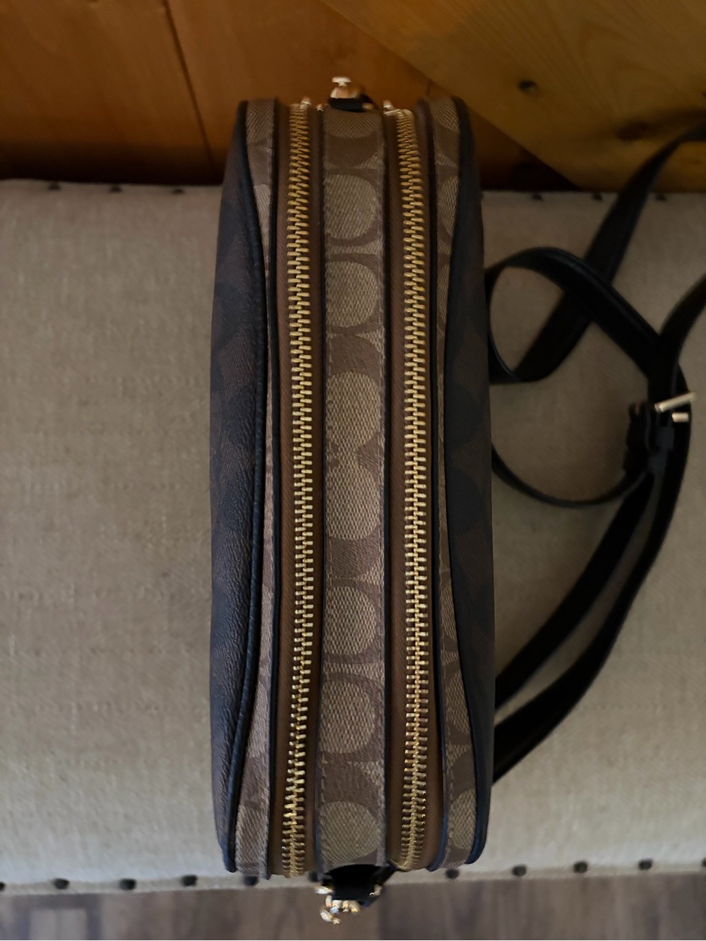 COACH Jes Crossbody Bag in Blocked Signature Canvas | Model #C1767 - Picture 8 of 15